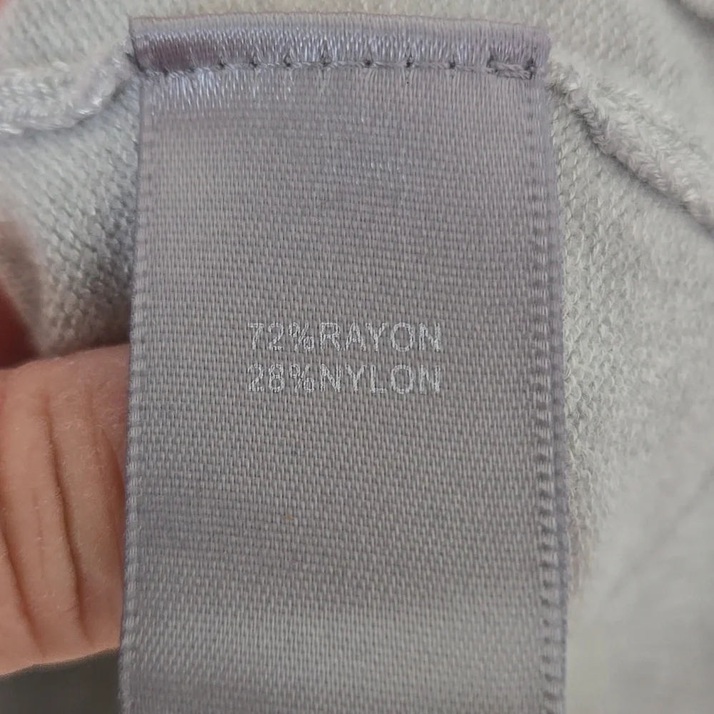 Marled | Gray Puff Sleeve Sweater Top Size Large - Picture 8 of 9